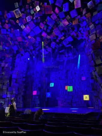 Cambridge Theatre Stalls H4 view from seat photo