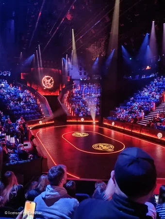 Troubadour Canary Wharf Theatre District 1 F54 view from seat photo