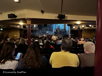 Lyric Theatre Stalls W17 view from seat photo