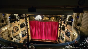 Wyndham's Theatre Grand Circle F12 view from seat photo