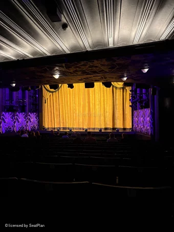 Trafalgar Theatre Stalls Q3 view from seat photo