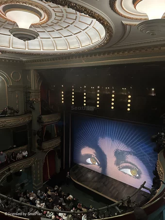 Aldwych Theatre Grand Circle C3 view from seat photo