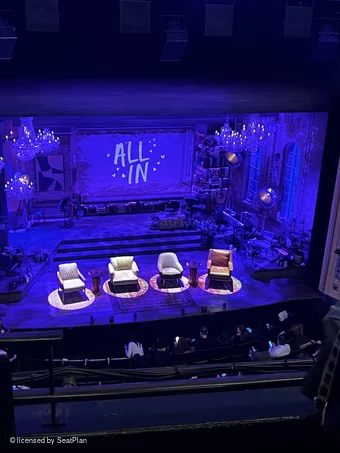 Hudson Theatre Balcony C101 view from seat photo