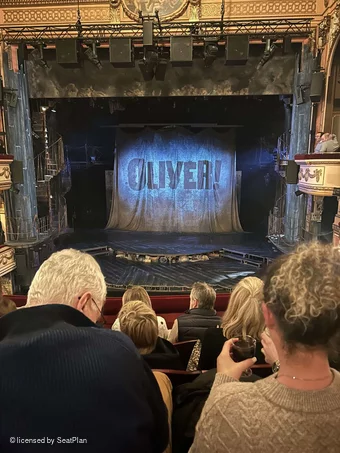 Gielgud Theatre Dress Circle D15 view from seat photo