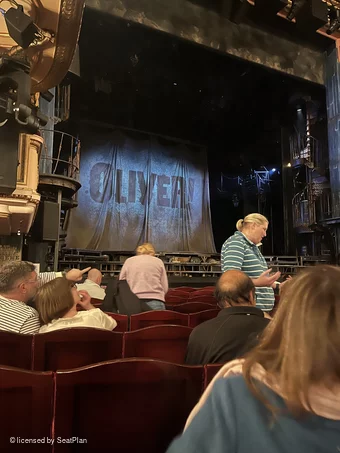Gielgud Theatre Stalls J23 view from seat photo