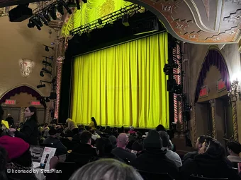 Golden Theatre Orchestra M12 view from seat photo