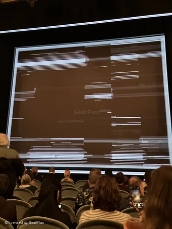 Wyndham's Theatre Stalls H12 view from seat photo