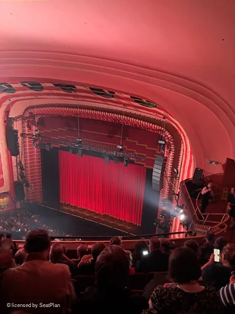 New Theatre Oxford Balcony F3 view from seat photo