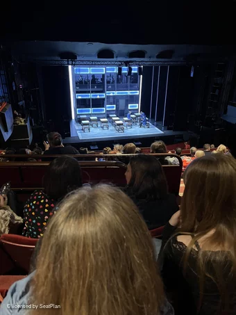 Peacock Theatre Dress Circle G26 view from seat photo