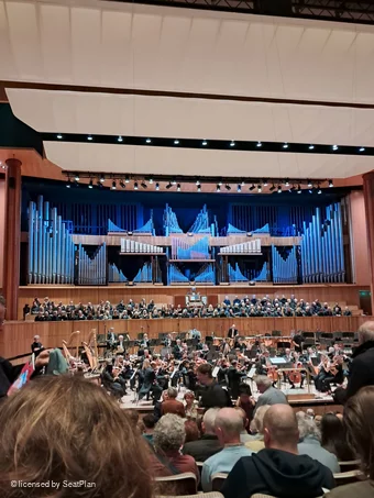Royal Festival Hall Front Stalls S32 view from seat photo