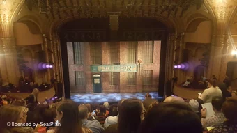 Al Hirschfeld Theatre Mezzanine N109 view from seat photo