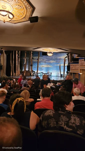 Gerald Schoenfeld Theatre Orchestra S18 view from seat photo