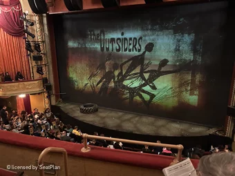 Bernard B. Jacobs Theatre Mezzanine C10 view from seat photo