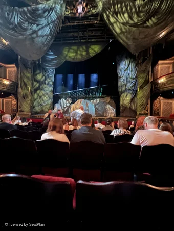 His Majesty's Theatre Stalls H18 view from seat photo