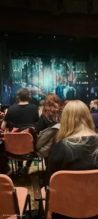 Alexandra Palace Theatre Stalls G21 view from seat photo