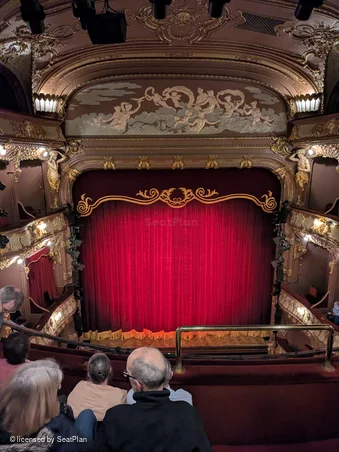 Apollo Theatre Grand Circle D14 view from seat photo