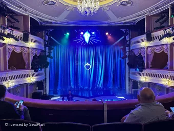 Criterion Theatre Dress Circle C15 view from seat photo