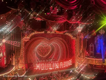Al Hirschfeld Theatre Mezzanine S113 view from seat photo