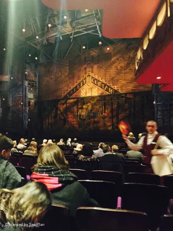 Prince Edward Theatre Stalls P4 view from seat photo