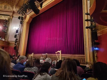 St James Theatre Orchestra H18 view from seat photo