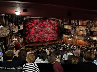 Lyceum Theatre Royal Circle L46 view from seat photo