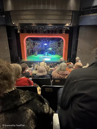 Milton Keynes Theatre Circle K10 view from seat photo