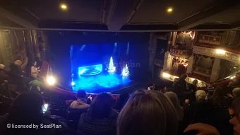Theatre Royal Drury Lane Grand Circle H43 view from seat photo