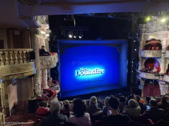 Shaftesbury Theatre Royal Circle H34 view from seat photo