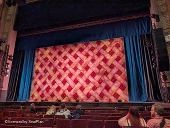 Edinburgh Playhouse Stalls J18 view from seat photo
