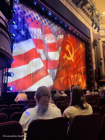 Imperial Theatre Orchestra F19 view from seat photo