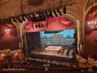 Bernard B. Jacobs Theatre Mezzanine E16 view from seat photo