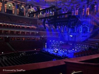 Royal Albert Hall Grand Tier Boxes 3110 view from seat photo