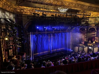 Lena Horne Theatre Rear Mezzanine G5 view from seat photo