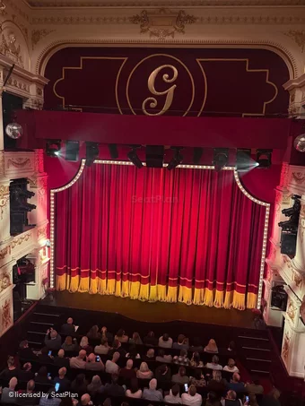 Garrick Theatre Grand Circle A9 view from seat photo