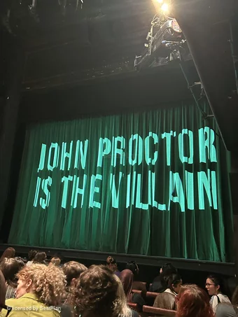 Royal Court Theatre Stalls F3 view from seat photo