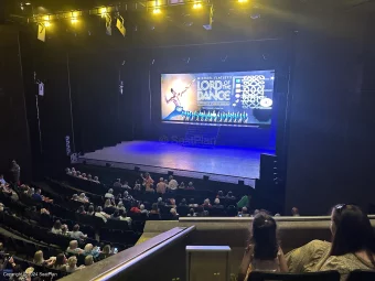 Milton Keynes Theatre Circle CC6 view from seat photo