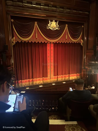 St Martin's Theatre Dress Circle D5 view from seat photo