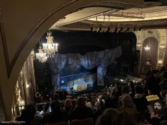 Majestic Theatre Rear Mezzanine H13 view from seat photo