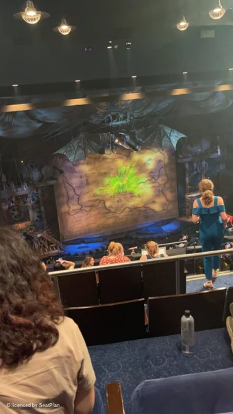 Gershwin Theatre Mezzanine G14 view from seat photo