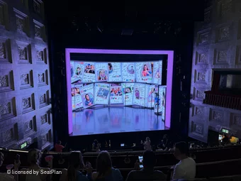 Savoy Theatre Dress Circle D15 view from seat photo