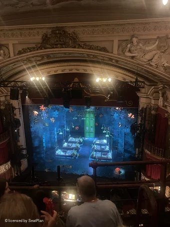New Wimbledon Theatre Upper Circle C10 view from seat photo