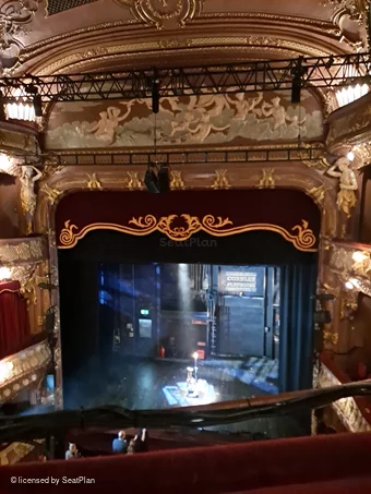 Apollo Theatre Grand Circle A10 view from seat photo