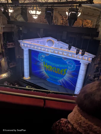 Theatre Royal Drury Lane Balcony B11 view from seat photo