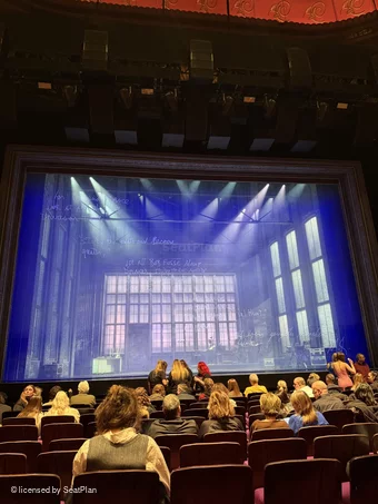 Prince Edward Theatre Stalls K23 view from seat photo