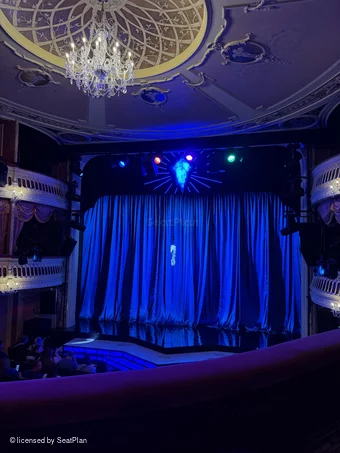 Criterion Theatre Dress Circle B10 view from seat photo