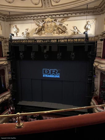 Noel Coward Theatre Grand Circle B8 view from seat photo