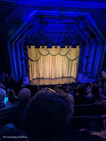 Trafalgar Theatre Dress Circle K15 view from seat photo