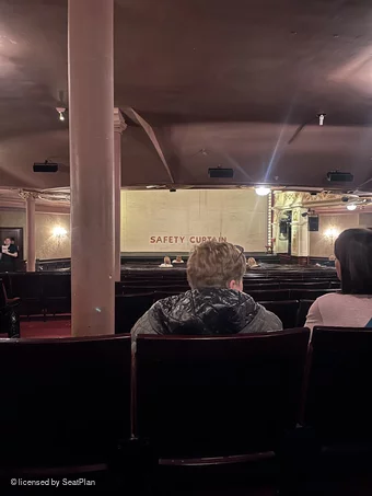 Garrick Theatre Stalls U18 view from seat photo