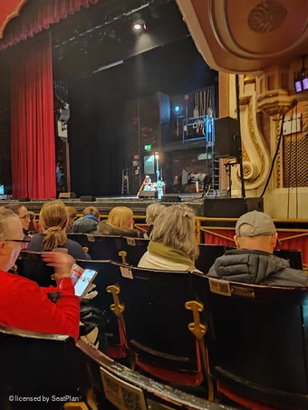 King's Theatre Glasgow Stalls D4 view from seat photo
