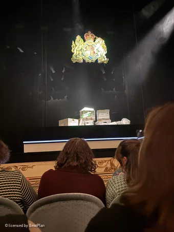 Wyndham's Theatre Stalls C19 view from seat photo